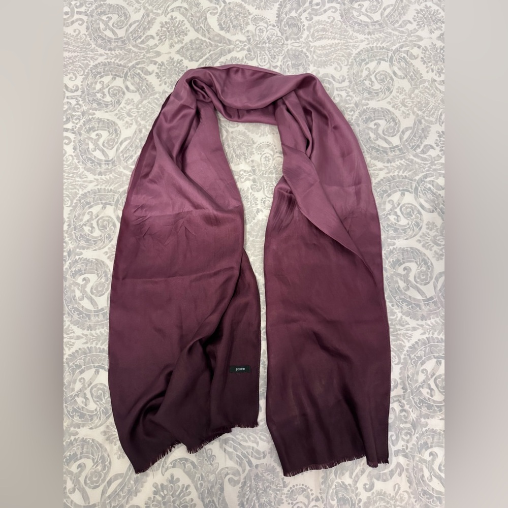 J.Crew Ombré Silk Scarf